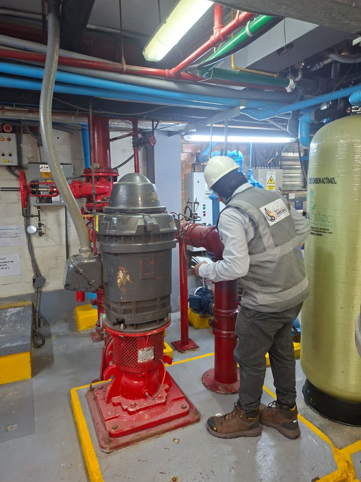 Mantenimiento de Bomba de Agua Contra Incendios