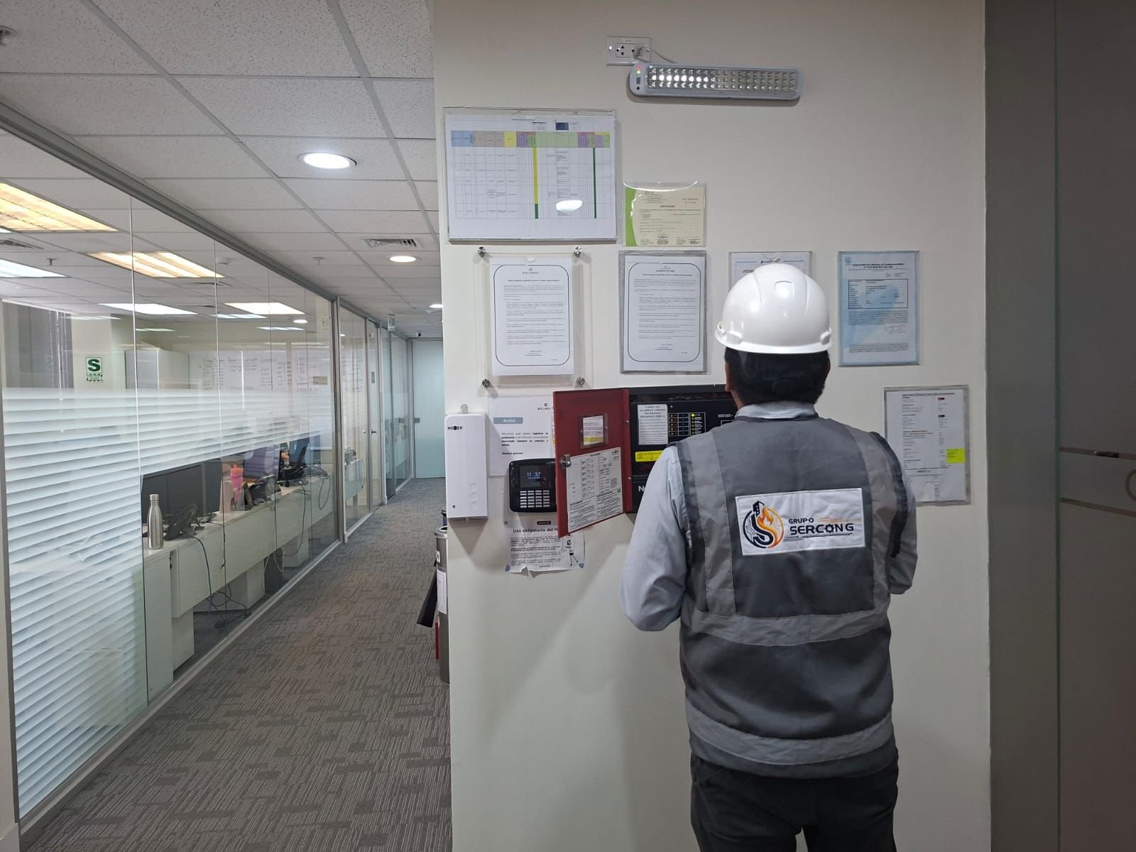 Mantenimiento de sistema daci - Panel del Sistema DACI